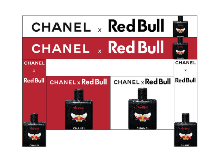 Banners Chanel x Red Bull